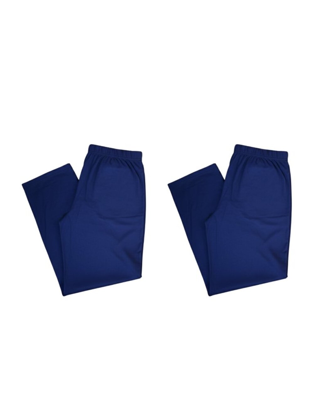 NWOT | 2 Pair Navy Blue Soft Stretch Knit Capri Pants Loungewear | S/M